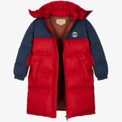 Gucci Coats & Jackets*Boys Red Down Puffer Coat