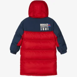Gucci Coats & Jackets*Boys Red Down Puffer Coat