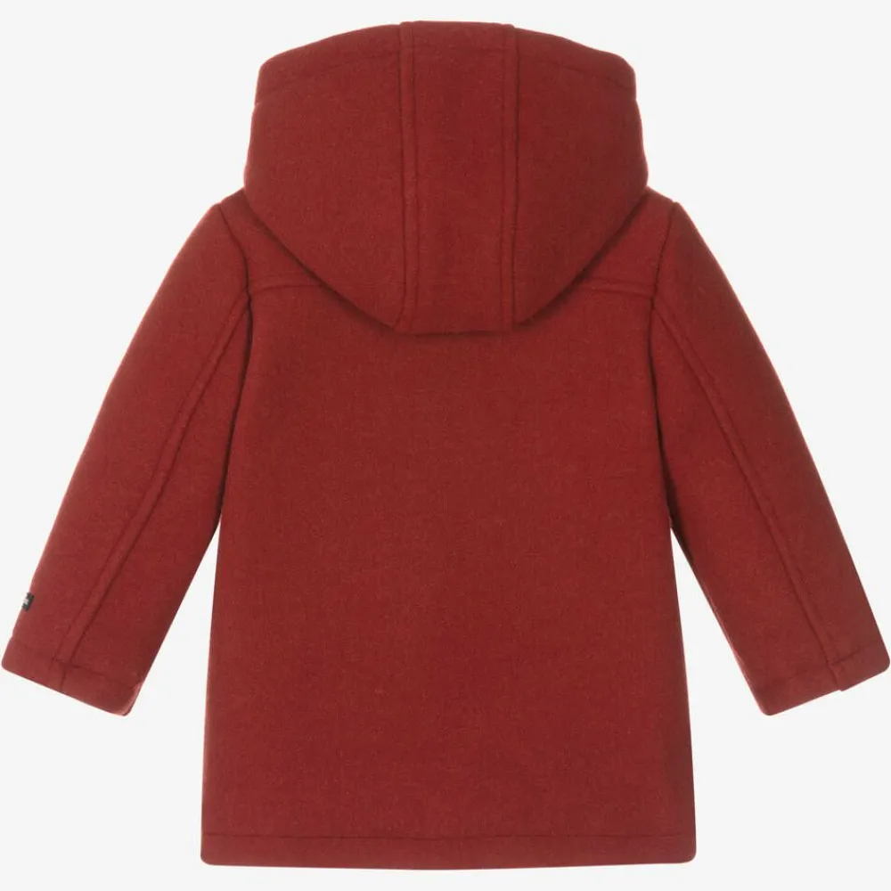 Mayoral Coats & Jackets*Boys Red Hooded Duffle Coat