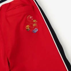 KENZO KIDS Trousers*Boys Red Jersey Snake Joggers