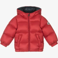 Moncler Enfant Coats & Jackets*Boys Red New Macaire Down Padded Jacket