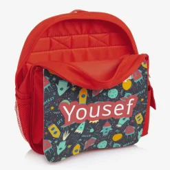 Treat Republic Bags*Boys Red Personalised Rocket Backpack (30cm)