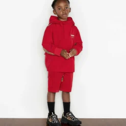 Burberry Coats & Jackets*Boys Red Quarter-Zip Vintage Check Jacket