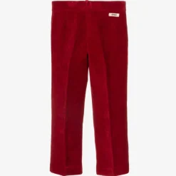 Gucci Trousers*Boys Red Velvet Trousers