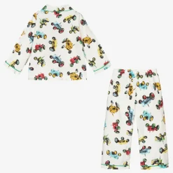 Childrensalon Hampers Gifts*Boys Tractor Pyjamas & Teddy Bear Gift Hamper