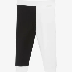 Moncler Enfant Trousers*Boys White & Black Joggers
