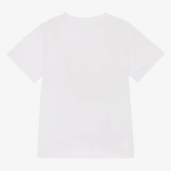 Stella McCartney Kids Tops*Boys White Braces Print Cotton T-Shirt