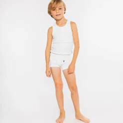 Claesens Underwear*Boys White Cotton Boxer Shorts (2 Pack)