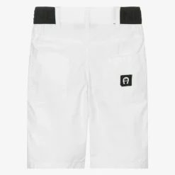 AIGNER Shorts*Boys White Cotton Shorts