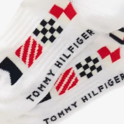 Tommy Hilfiger Socks*Boys White Cotton Trainer Socks (2 Pack)