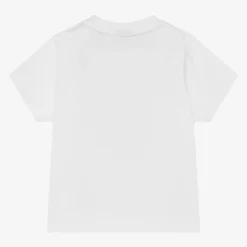 BOSS Tops*Boys White Cotton T-Shirt