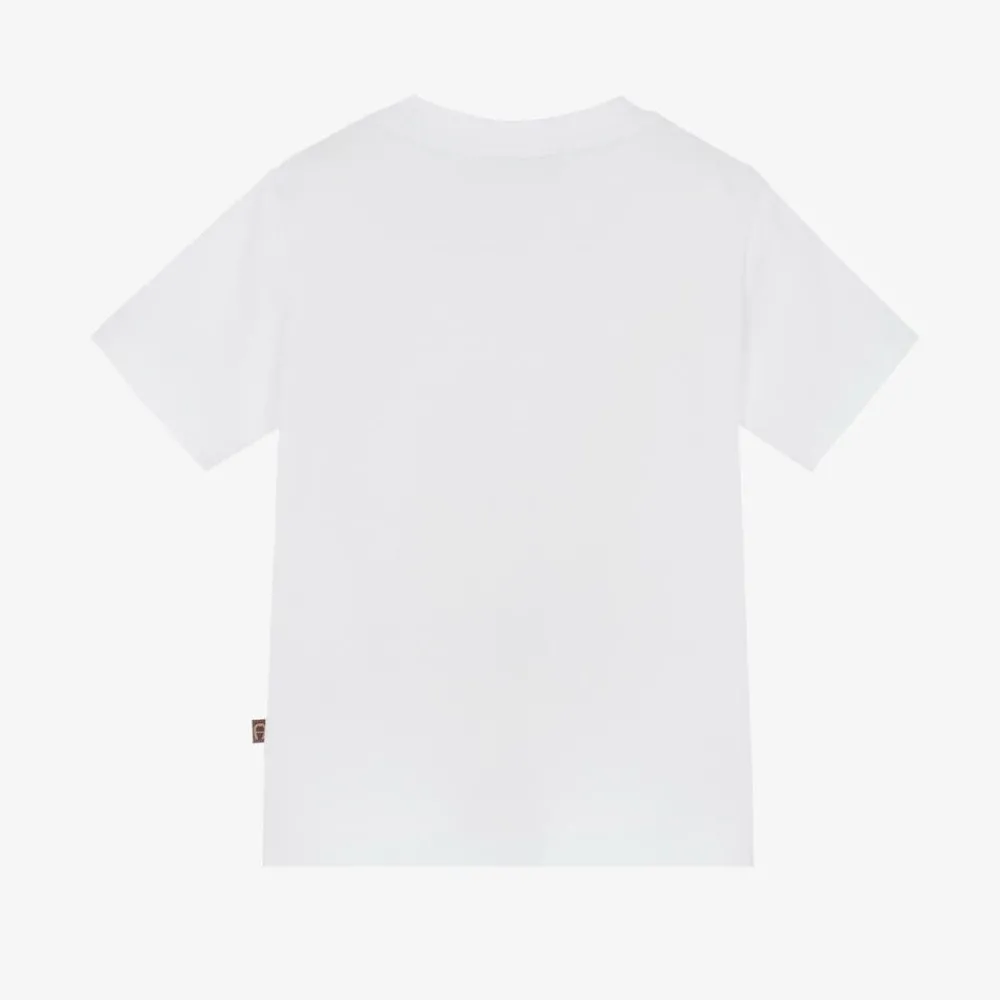 AIGNER Tops|Tops*Boys White Cotton T-Shirt