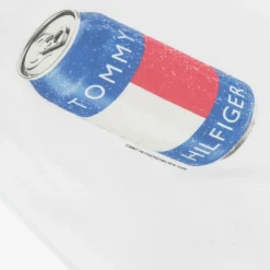 Tommy Hilfiger Tops*Boys White Cotton T-Shirt