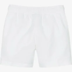 Lacoste Shorts|Activewear*Boys White Crocodile Sports Shorts