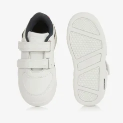 Beppi Trainers|Trainers*Boys White Faux Leather Velcro Trainers