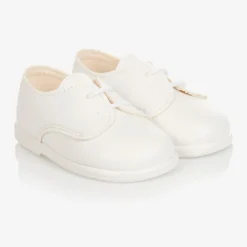 Early Days Traditional Shoes|First Walkers*Boys White First Walker Shoes