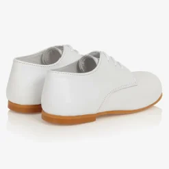 Beatrice amp; George Traditional Shoes|Brogues*Boys White Lace-Up Leather Shoes