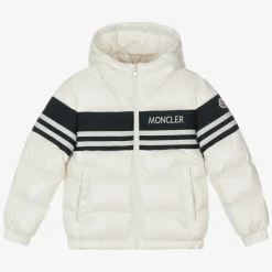 Moncler Enfant Coats & Jackets*Boys White Mangal Down Puffer Jacket