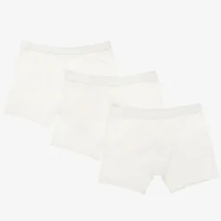 Childrensalon Essentials Underwear*Boys White Organic Boxer Briefs (3 Pack)