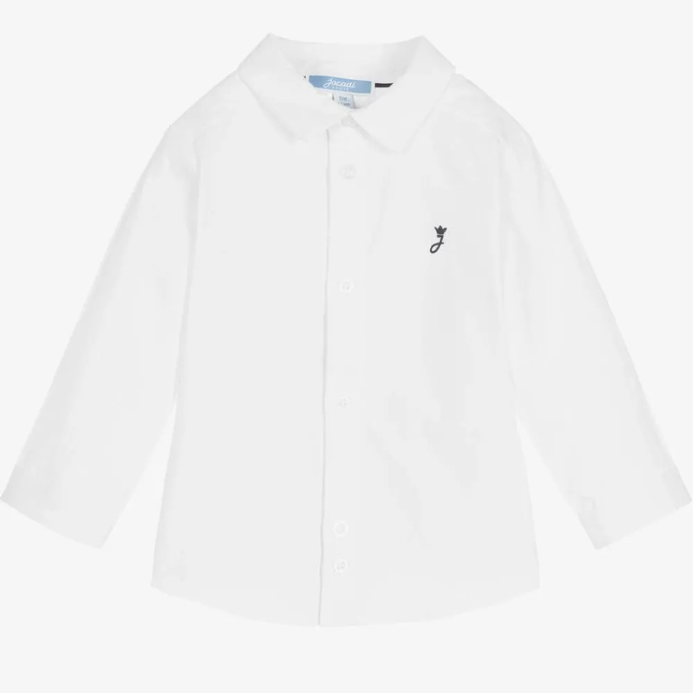 Jacadi Paris Tops*Boys White Organic Cotton Shirt