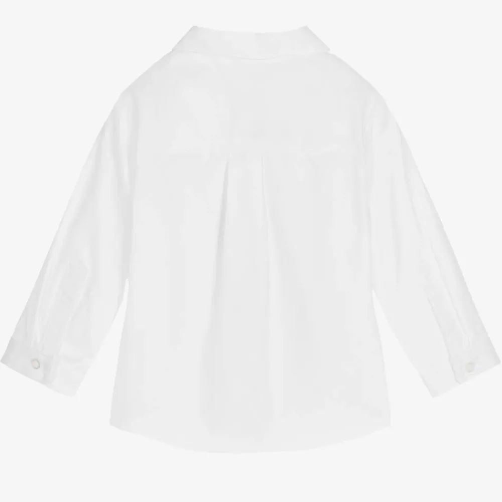 Jacadi Paris Tops*Boys White Organic Cotton Shirt