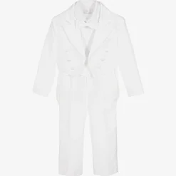 Beau KiD Suits*Boys White Tuxedo Suit
