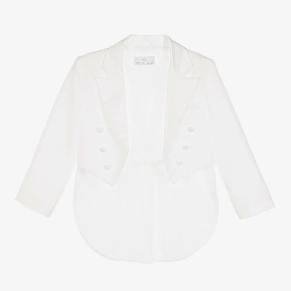 Beau KiD Suits*Boys White Tuxedo Suit