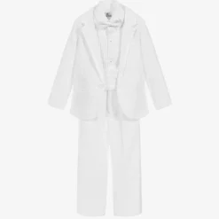 Beau KiD Suits*Boys White Tuxedo Suit