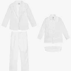 Beau KiD Suits*Boys White Tuxedo Suit