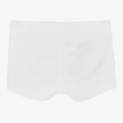 Joha Underwear*Boys White Viscose Bamboo Boxer Shorts