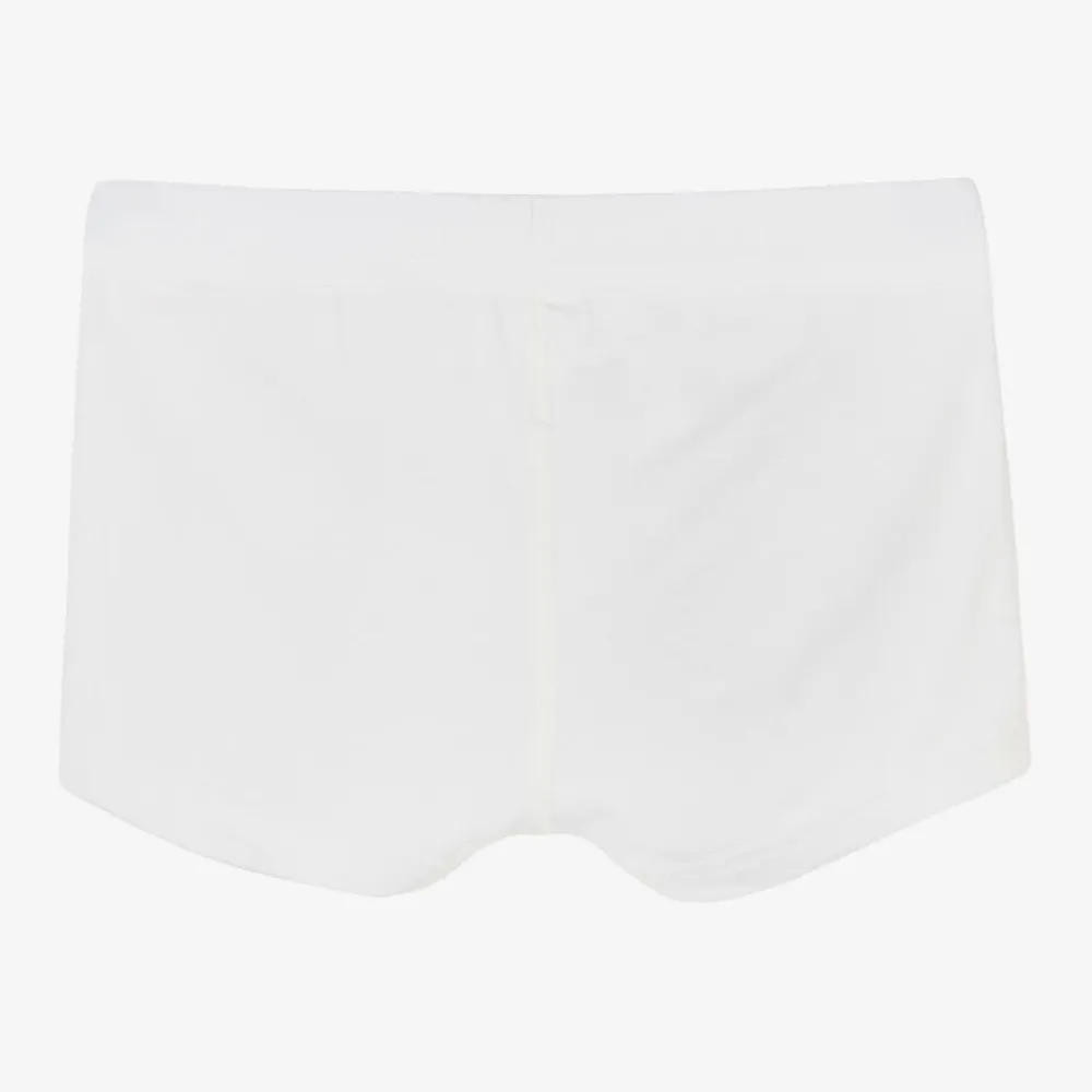 Joha Underwear*Boys White Viscose Bamboo Boxer Shorts
