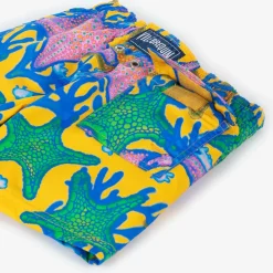 Vilebrequin Swimwear*Boys Yellow Glowed Stars Swim Shorts