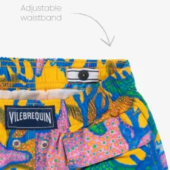Vilebrequin Swimwear*Boys Yellow Glowed Stars Swim Shorts