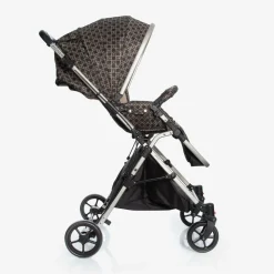 AIGNER Strollers*Brown & Black Logo Stroller