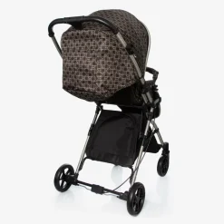 AIGNER Strollers*Brown & Black Logo Stroller