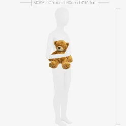 Aurora Gifts*Brown Bonnie Bear Soft Toy (27cm)