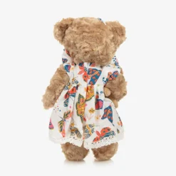 Powell Craft Gifts*Brown Butterfly Dress Teddy Soft Toy (30cm)