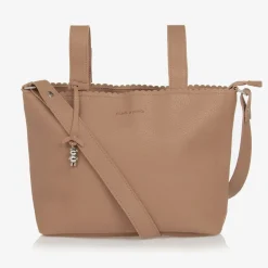 Pasito a Pasito Gifts*Brown Faux Leather Baby Organiser Bag (30cm)
