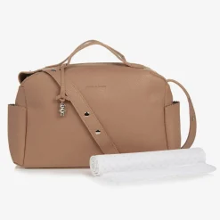 Pasito a Pasito Gifts*Brown Faux Leather Changing Bag (35cm)