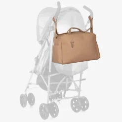 Pasito a Pasito Gifts*Brown Faux Leather Changing Bag (35cm)