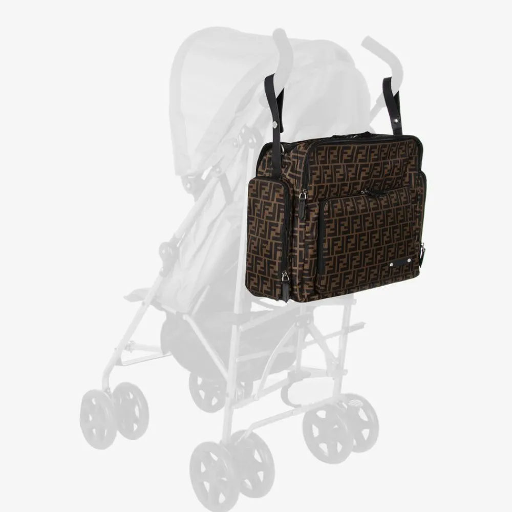 Fendi Bags*Brown FF Changing Bag (40cm)