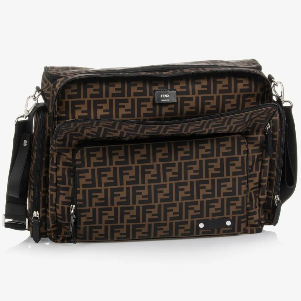 Fendi Bags*Brown FF Changing Bag (40cm)