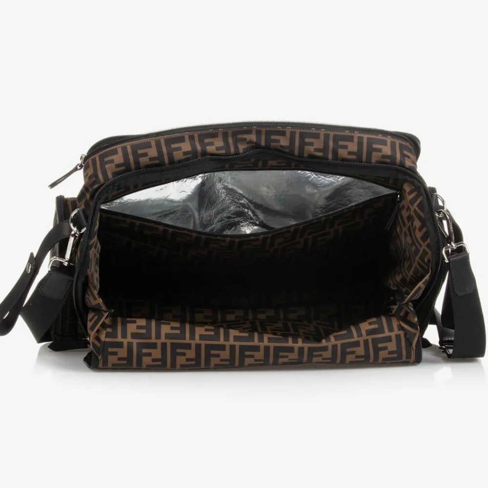 Fendi Bags*Brown FF Changing Bag (40cm)