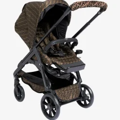 Fendi Strollers*Brown FF Logo Stroller