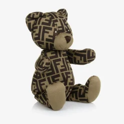 Fendi Toys*Brown FF Teddy Bear (35cm)