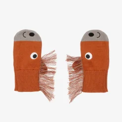 Stella McCartney Kids Gloves & Mittens|Gloves & Mittens*Brown Horse Knitted Mittens