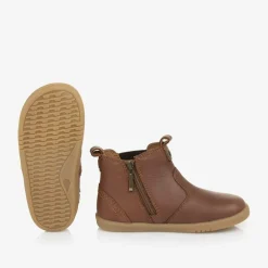 Bobux IWalk Boots|Boots*Brown Leather Baby Chelsea Boots