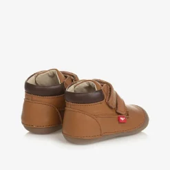 Chipmunks First Walkers|First Walkers*Brown Leather First-Walker Boots