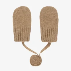 Jamiks Gloves & Mittens|Gloves & Mittens*Brown Wool & Cashmere Baby Mittens