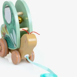 Moulin Roty Toys|Toys*Butterfly Pull Along Wooden Toy (16cm)